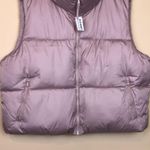 Old Navy NWT Women’s Icelandic Mineral Pink Winter Outdoor Puffer Vest Photo 2