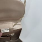 Sasha Flaws Champagne Satin Crossbody Beaded Bag Purse Formal Photo 11
