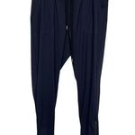Zyia  Athleisure Navy Blue Joggers Ankle Zipper Pants Sz Small EUC #2085 Photo 0
