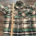 ZARA  thick flannel shirt jacket size small Photo 5