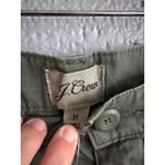 J.Crew NWT Women's Slouchy Boyfriend Olive Green 100% Cotton Pleated Pants sz 31 Photo 2