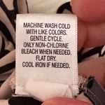 Dana Buchman ‎ Black and Pink Long Sleeve Tie Front Blouse Photo 7