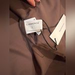 COMMENSE PU Leather Sleeveless Belted Midi Dress Color: Brown NWT Size Large Photo 7