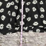 Maurice's Black Sleeveless Dress with White Daisy Print – Casual Spring/Summer Mini Dress Photo 2