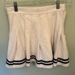 Elodie  white skirt with double black stripe EUC Photo 1