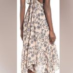 For Love & Lemons Gold Tan Midi Sundress Casual Photo 4