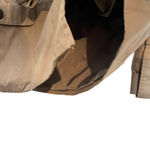 Ambition Womens Swing Jacket Size Medium Tan Button & Tie Front Lined Photo 5