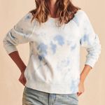 Faherty  Bella Tie Dye Crewneck Sweatshirt Size M Photo 0