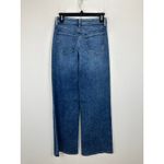 L'Agence  Alicent High Waist Wide Leg Jeans in Wilcox Blue Relaxed US 24 NWT Photo 7