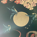 Nasty Gal  Cherry Blossom Embroidered Black Bomber Jacket Photo 8