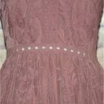 Altar’d State Lace Overlay Maxi Dress Dusty Rose Size S Romantic Feminine Pink Photo 3