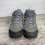 Columbia  Grey & Purple Low Top Hiking outdoor shoes 7.5 Photo 1