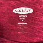Old Navy  Magenta 3/4 Sleeve Maternity Tee Photo 4