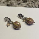 Ceramic Bead Dangle Drop Clip On Clip Photo 3