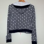 Tory Burch Terry Cloth Zip Up Hoodie Photo 5