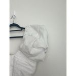 Frame  Women’s Milkmaid White Puff Sleeve Blouse Cottage Prairie Square Neck XS Photo 4