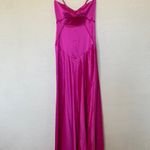 House Of CB  'Anabella' Fuchsia Lace Up Maxi Dress NWOT size XS A-C‎ Photo 9