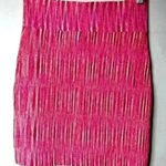 BCBGMAXAZRIA  Bandage Power Skirt Medium Begonia Combo Pink White Y2K Photo 0