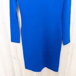 Amanda Uprichard  Womens Dress Size M Royal Blue Long Sleeve Office Siren Chic Photo 3