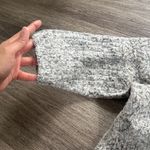 Peruvian Connection  Cream Fringe Poncho Baby Alpaca Blend Oversized Sweater Photo 3