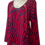 Bold Elements  Animal Print Top w/ Bell Sleeves Photo 0
