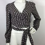 Flynn Skye  Wrap Top Multi-way Convertible Long Sleeve M Photo 4