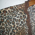 Belle Nuit Intimates S Leopard Wrap Negligee Black Photo 6