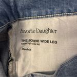 Favorite Daughter Jordie Wide Leg Jeans Size 30 Super High Rise Madrid NWT Blue Photo 7