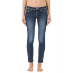 American Eagle Blue Jeans Womens 2 Short Dark Wash Skinny Fit Casual Everyday Photo 1