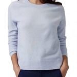 Athleta  Hawthorne Crew Neck Extra Fine Merino Wool Sweater Light Blue Size Small Photo 1