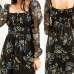 Miami  Black and Blue Floral Dress Photo 1