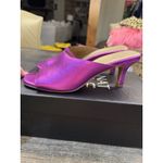 Naturalizer Stacy Orchard Glow Purple Kitten Heeled Slide Sandal Size 8.5M Photo 3