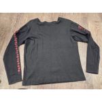 Daytona Thunderwear Rose Tattoo Sleeve Jr V Neck Plunge Shirt Blouse Black 1X Size XL Photo 5