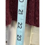 Aeropostale  Burgundy Cable Knit‎ Open Cardigan Sleeveless Vest Size XS Pockets Photo 2