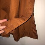 Gap  Shirt Dress Size S Brown Khaki Midi Summer Spice Fall Belted Pockets Rust Photo 8