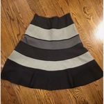 BCBGMAXAZRIA BCBG Women’s Tiered Color Block Monochromatic Spliced Color-Block Skirt Sz 6 Photo 5