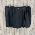 New Lauren Ralph Lauren Black Plus Size Beach Club Solids Ruffle Swim Skirt Photo 4