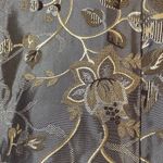 Field Manor Vintage Y2K Gold Brocade Floral Regency Ornate Long Jacket womens L Size L Photo 9