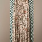 Frye Tan and Brown Sleeveless V-Neck Sundress size large Photo 5