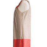 Alexia Admor New York Dress Tangerine Taupe Beaded Neckline Sleeveless Small Photo 3