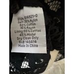 Johnny Was  BIYA Starlet Lace Blouse In Black Size Small EUC Photo 8