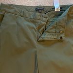 Banana Republic Olive Green Petite Cropped Pants 12P Photo 7