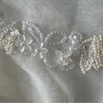 Vintage Victoria’s Secret 1997 Sheer White Slip Beaded Neckline Sleeveless 90s M Size M Photo 8