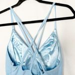 Faviana  Blue Ruffle Skirt Gown in Size 2 Photo 4