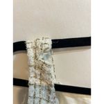 Tweed Mini‎ Dress Sleeveless Pearl Button Detail Career Party Cute Gold Size L Photo 4