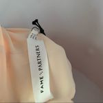 Fame and Partners  Minimalist Shift Dress in Light Nude Photo 6