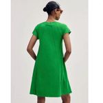 ME+EM Cotton Slub Jersey Raglan T Shirt Swing Dress 2 Kelly Green Minimalist Photo 4