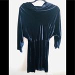 ALC Frank A.L.C Marin Navy Velvet mini dress Photo 7