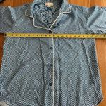 Miss Elaine Pajamas 2 Piece Set Blue Paisley And Geometric Print Size M Size M Photo 4