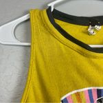 We The Free ⭐️Free People  west coast yellow swing graphic tank top size small Photo 10